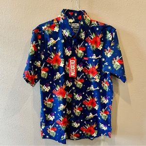 Dixxon Hawaiian Snap-On button up limited edition shirt
